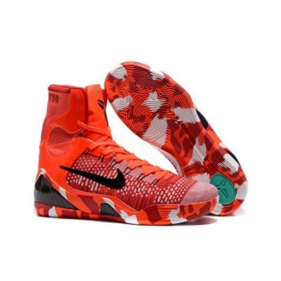 Nike Erkek Kobe 9 Elite Açık Kırmızı / Siyah Basketbol Ayakkabısı Türkiye - Q2M4FK2J